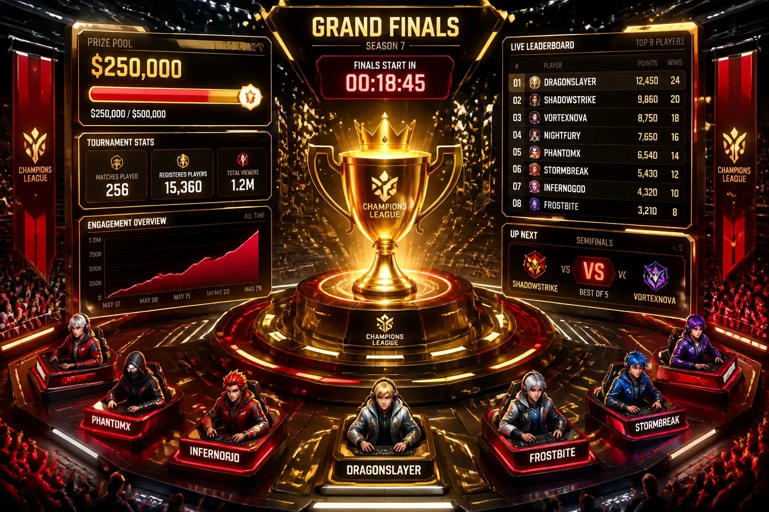 Panda Master Event and Tournament Engine